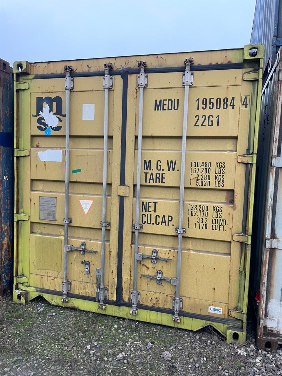 Морской контейнер MEDU1950844